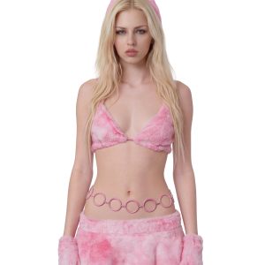 Labubu Furry Lingerie - Pink
