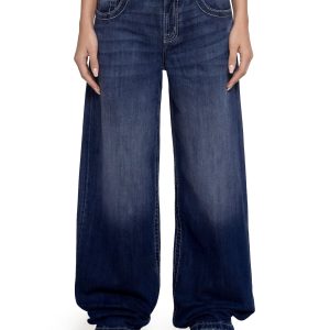 Helena Baggy Wide Leg - Medium Wash