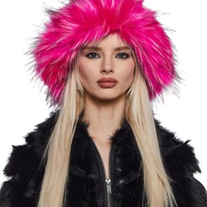 Flirty Fuzzy Bucket Hat - Pink