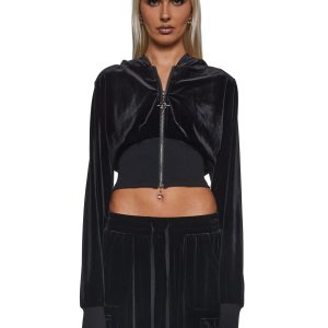 Ego Velour Corsetted Sweatshirt