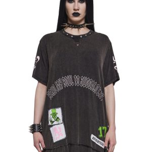 Send My Soul Washed Tee Dress