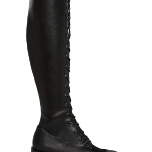 Sepia Filter Memories Lace Up Boots