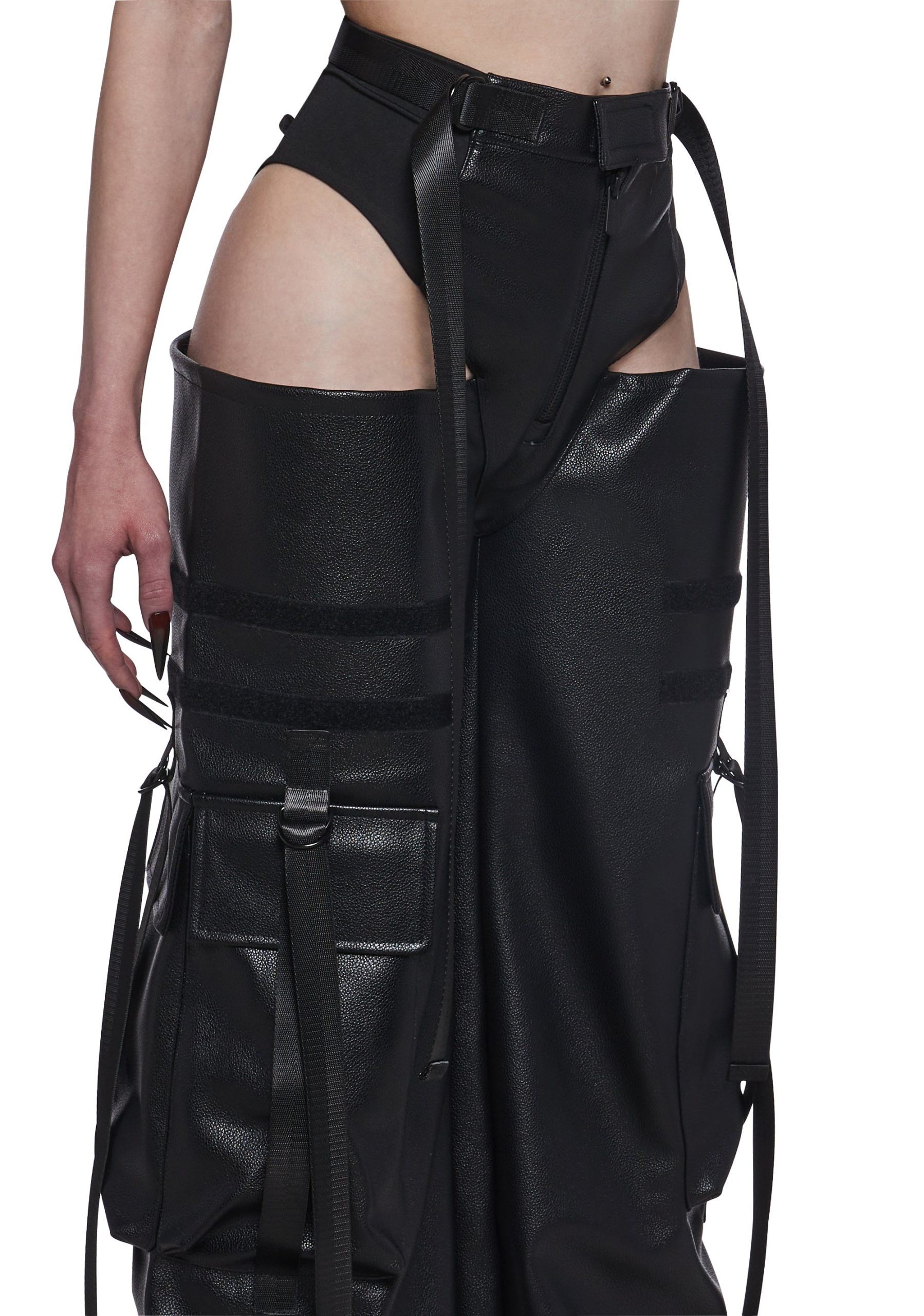 Vegan Leather Panty Trousers - Image 5