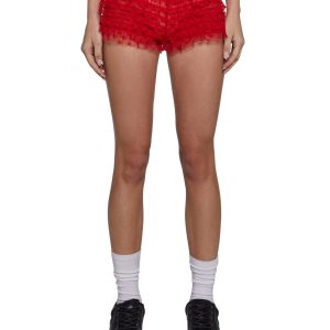 Coquette Heart Bloomers - Red