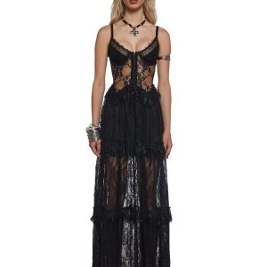 Delilah Lace Maxi Dress