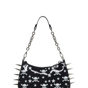 Punk Memories Spiked Shoulder Bag