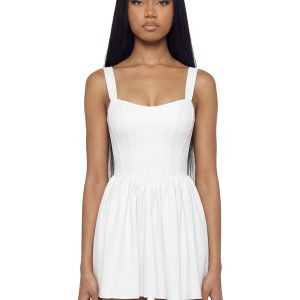 Spring Movement Dress - White