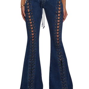 Wild Wanderer Flare Jeans - Blue