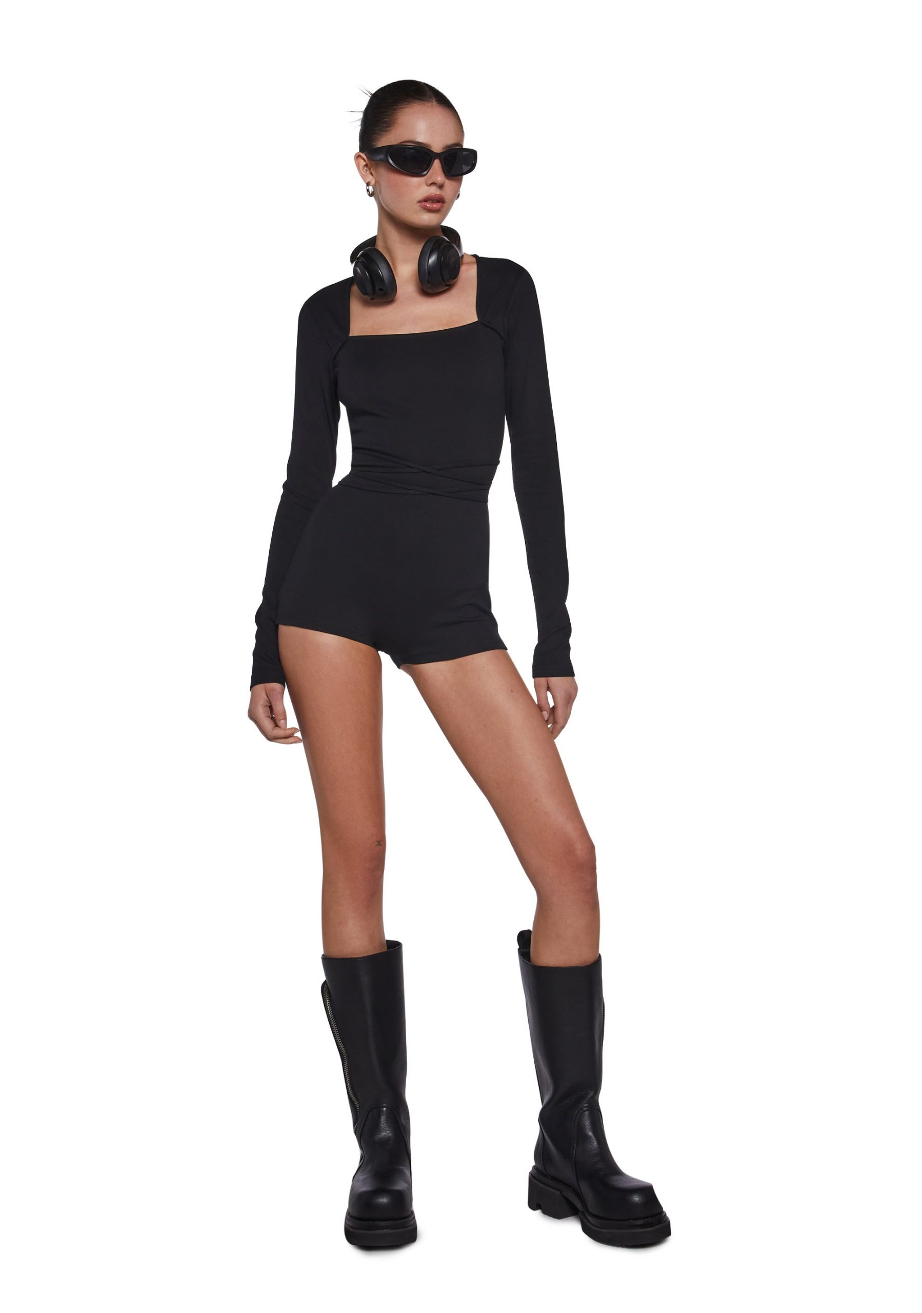 Signal Open Back Romper - Image 2