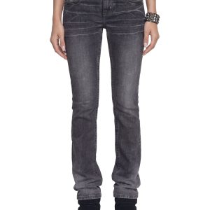 Skylar Low Rise Bootcut Jeans - Grey