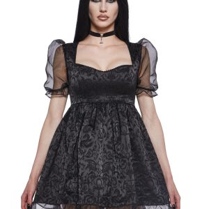 Dark Bidding Babydoll Dress