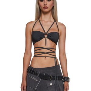 Outro Wrap Bra With Bullet Accent