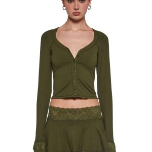 Hallway Season Skirt Set - Green