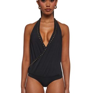 Power Play Halter Bodysuit