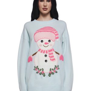 Frosty Dreams Intarsia Sweater