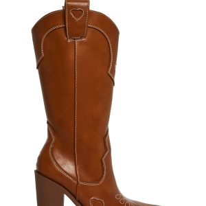 Basic Present Perfect Cowgirl Boot - Carmel