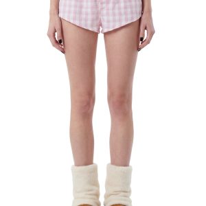 Hailey Pink Plaid Boxer