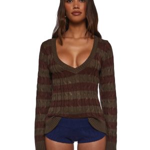 Mull It Over Striped Sweater
