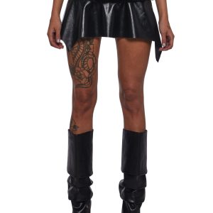 Ego Handkerchief Mini Skirt With Belt