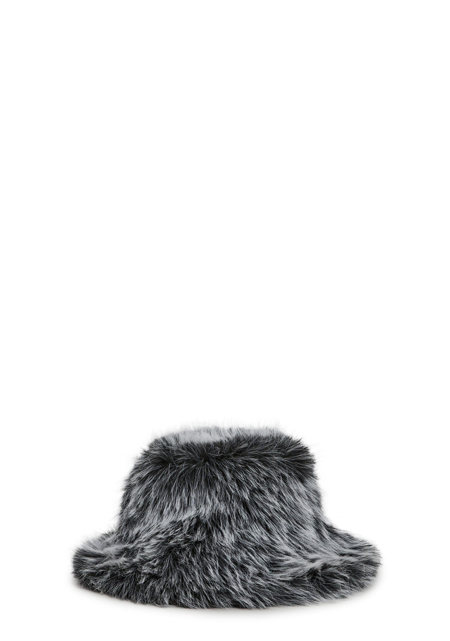 Arctic Noir Faux Fur Bag And Hat Set - Image 13