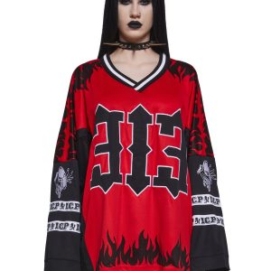 313 Hotline Oversized Jersey Tee