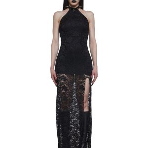 Carnal Lace Dress - Black