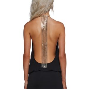 Dance Cascade Halter Dress