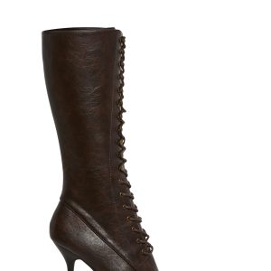 Tricks And Trials Lace Up Boots - Brown