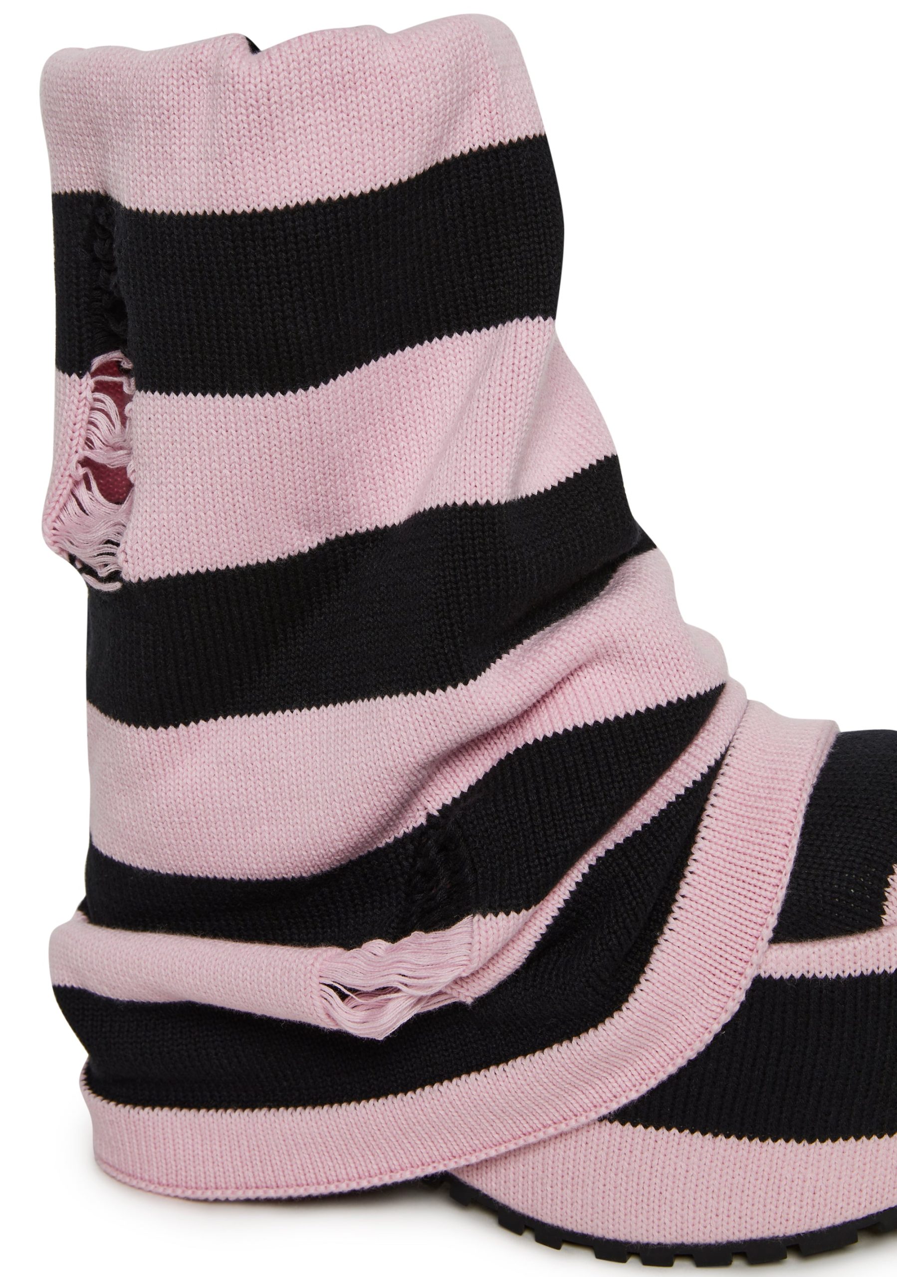 Snuggle Lifestyle Platform Boots - Striped - Image 2