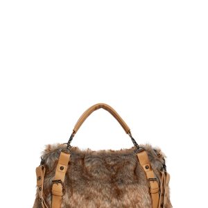 Wild Whisper Faux Fur Handbag