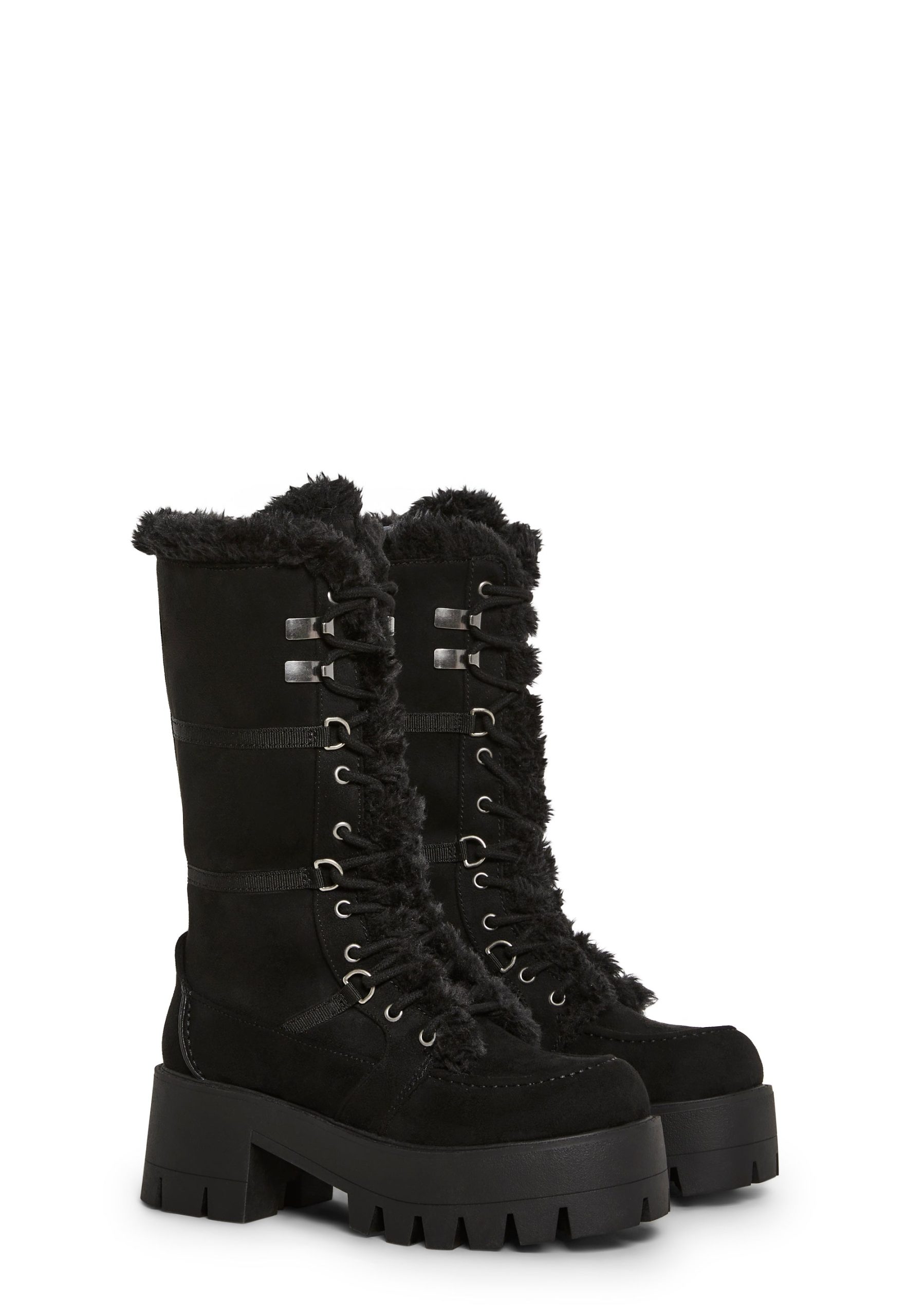 Grunge Trek Hiking Boots - Black - Image 3