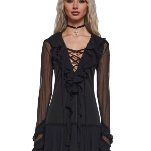 Infinite Illusion Mesh Dress