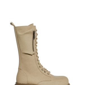 Desert Pocket Combat Boot - Sand