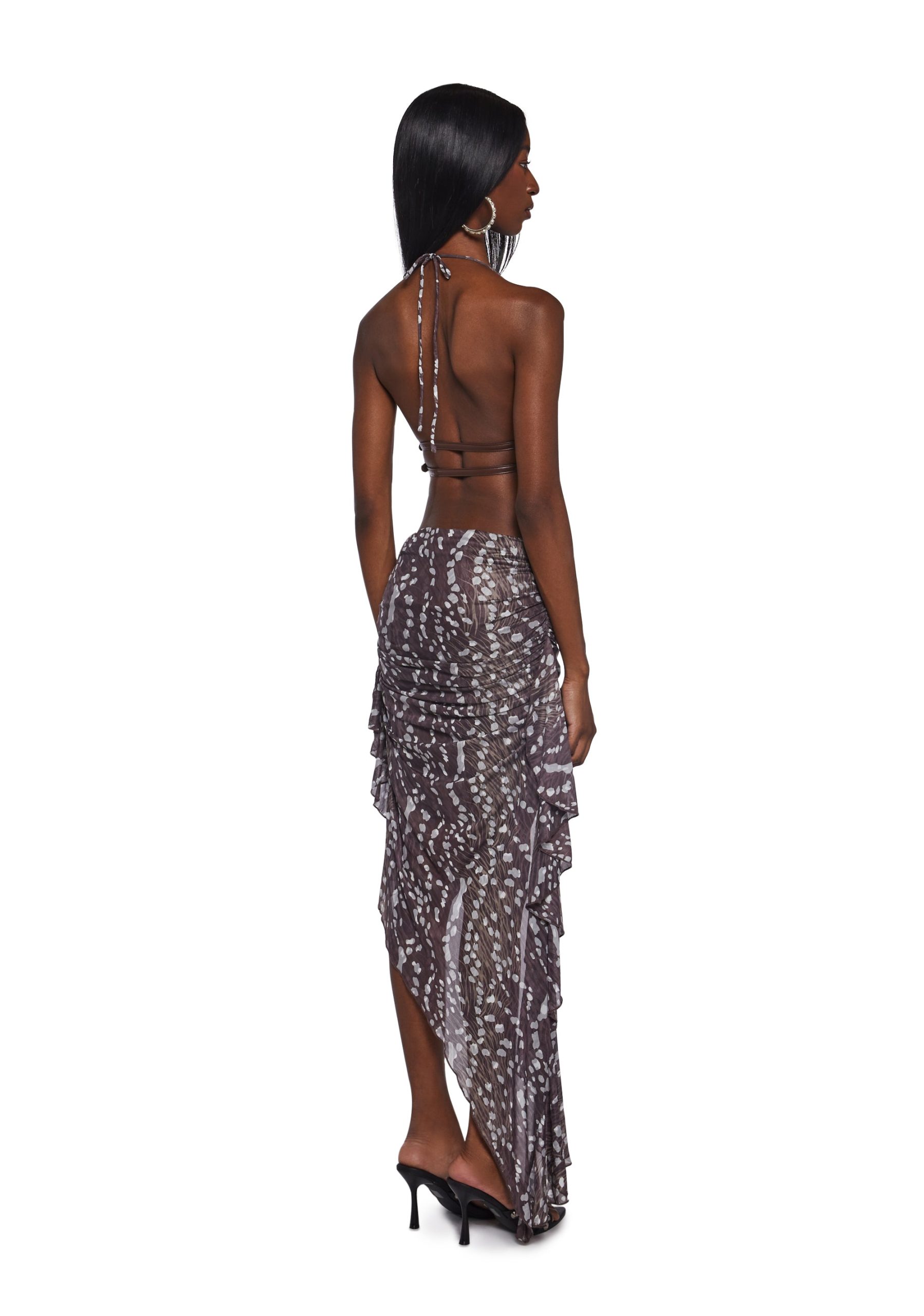 Mirage Beats Asymmetrical Print Dress - Image 4