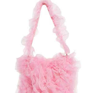 Sentimental Beauty Ruffled Shoulder Bag