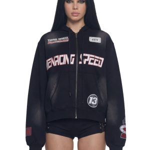 Crash Out Zip Hoodie