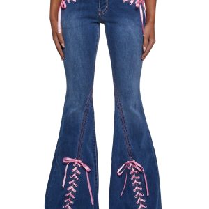 Amazed Babe Flared Jeans