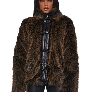 High Society Babe Faux Fur Coat
