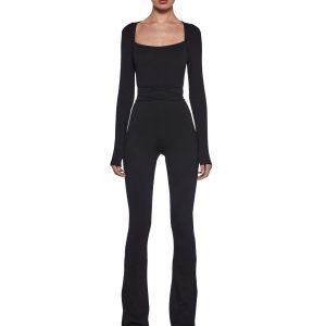 Signal Open Back Catsuit