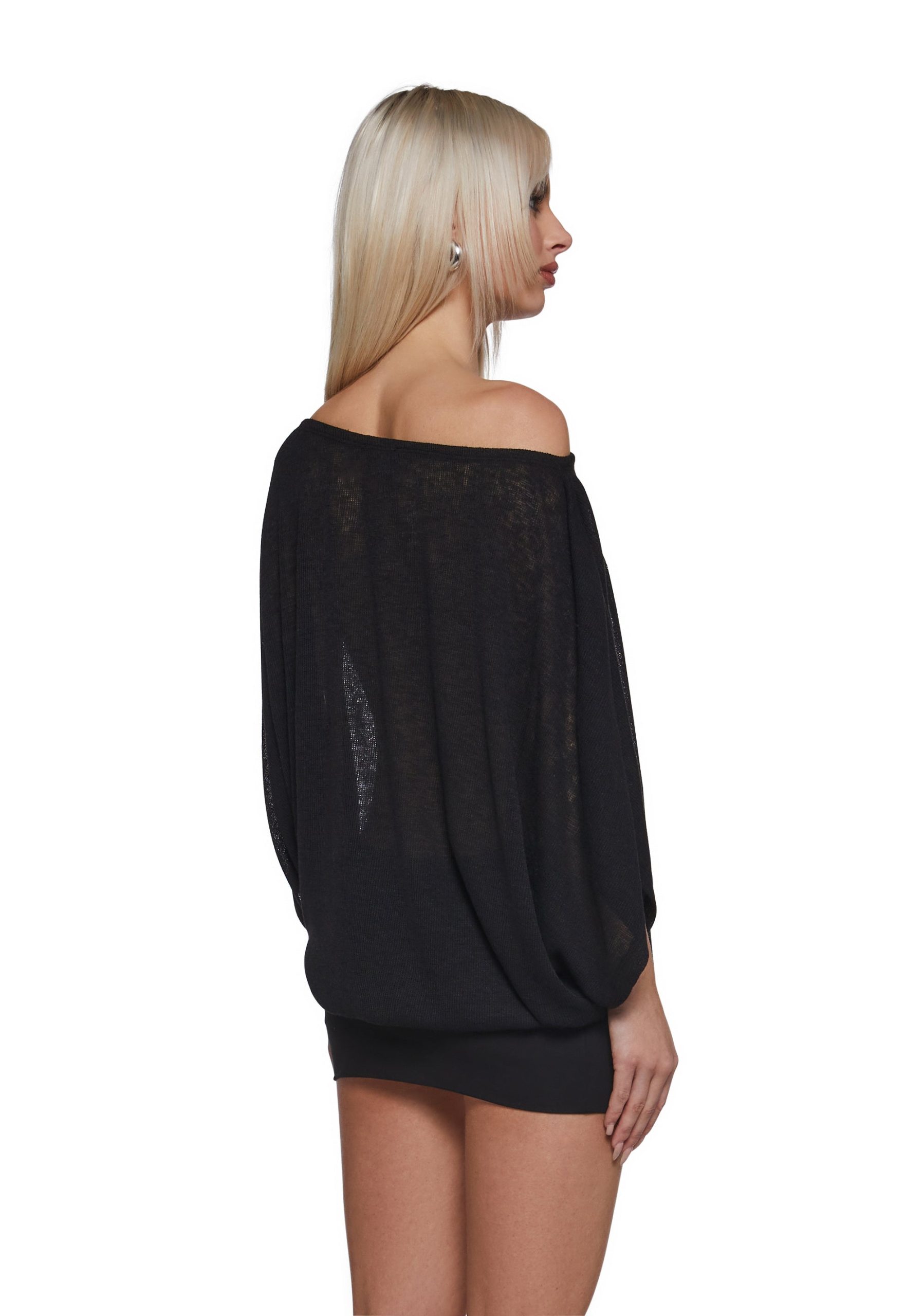 Ego Off The Shoulder Knit Mini Dress - Image 4