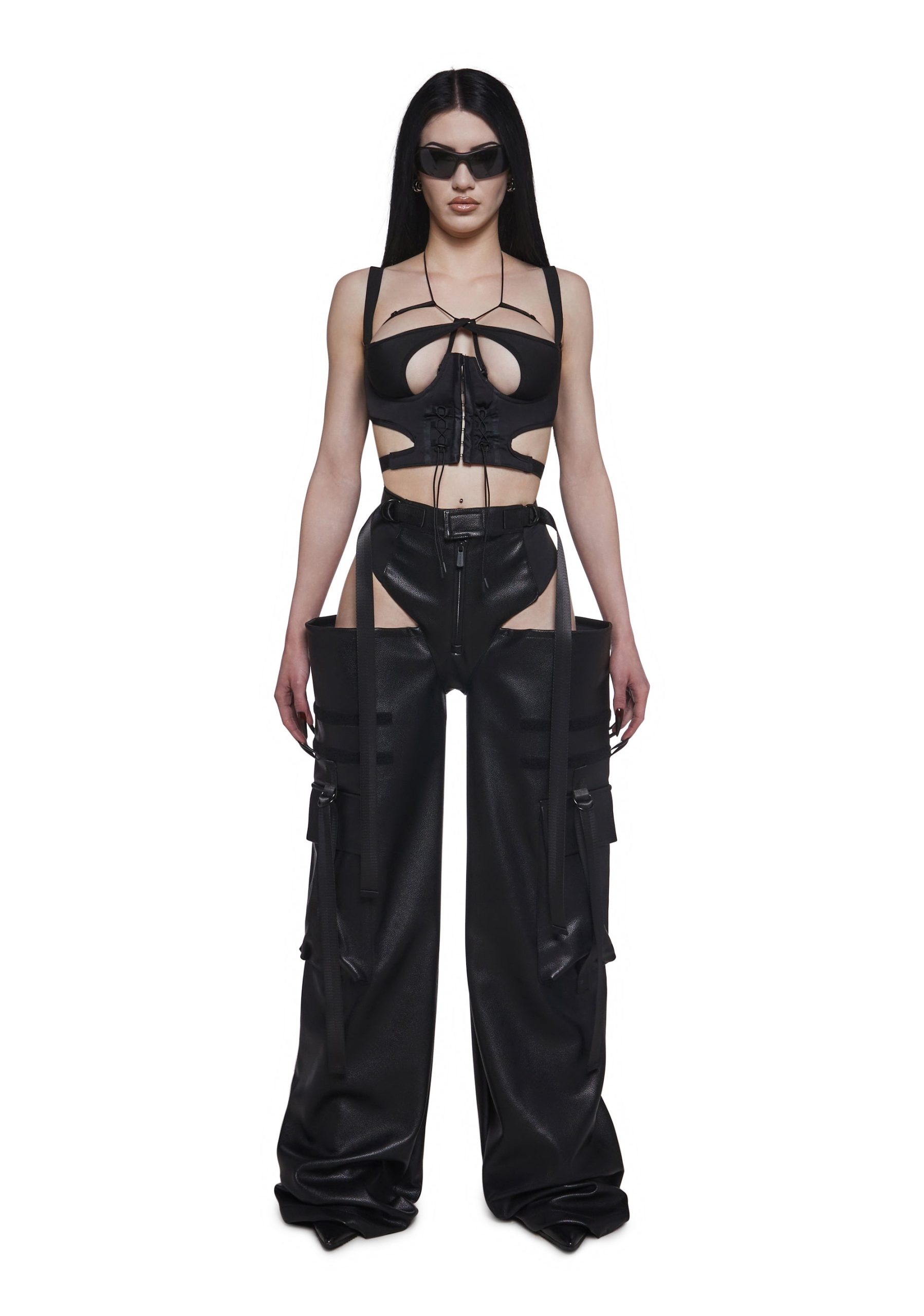 Vegan Leather Panty Trousers - Image 2