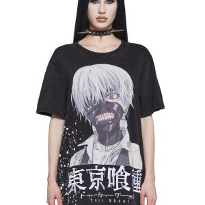 Ken Kaneki Oversized Graphic Tee