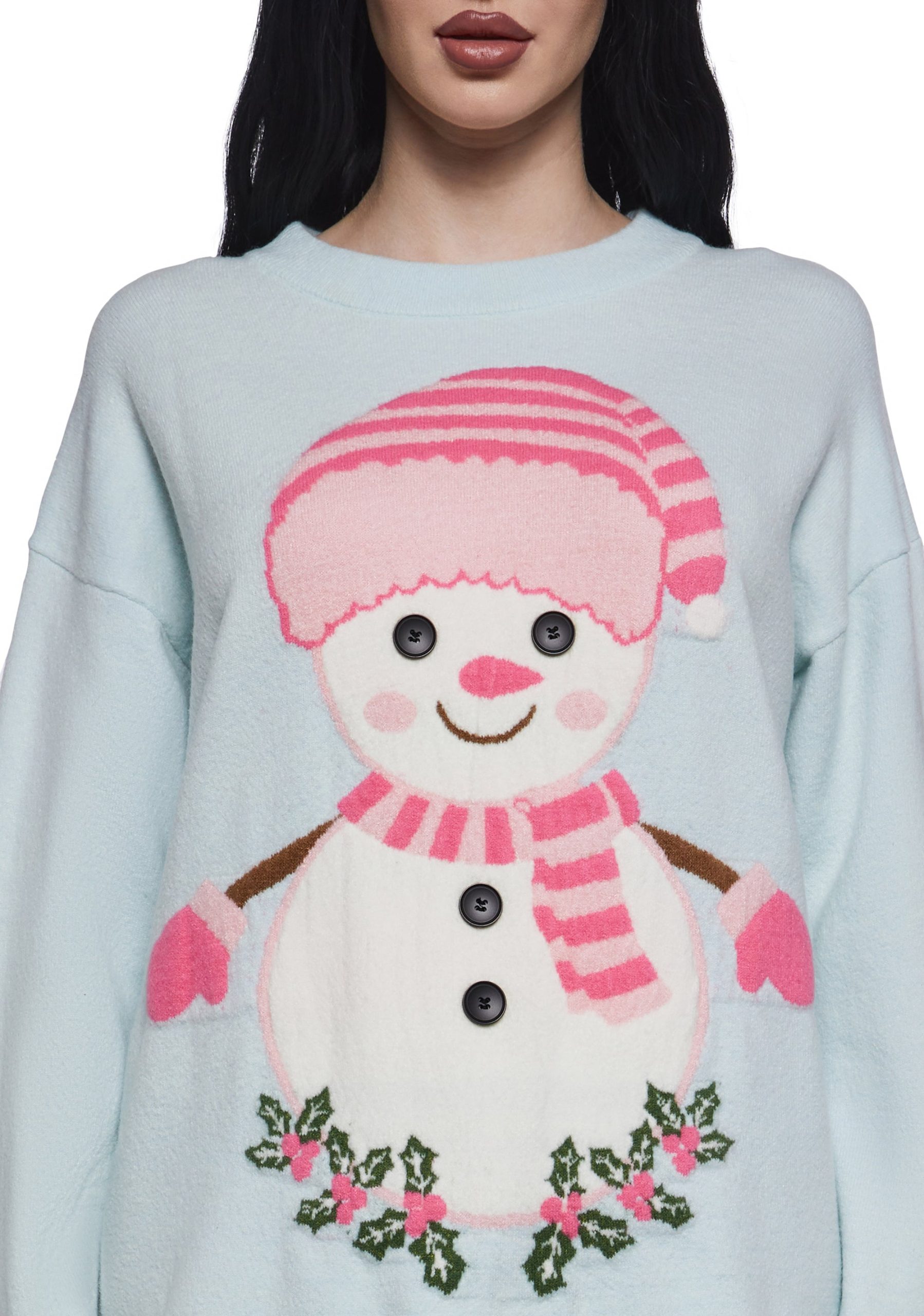 Frosty Dreams Intarsia Sweater - Image 5