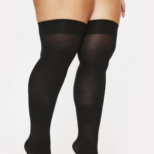 Plus Vamp Thigh Highs