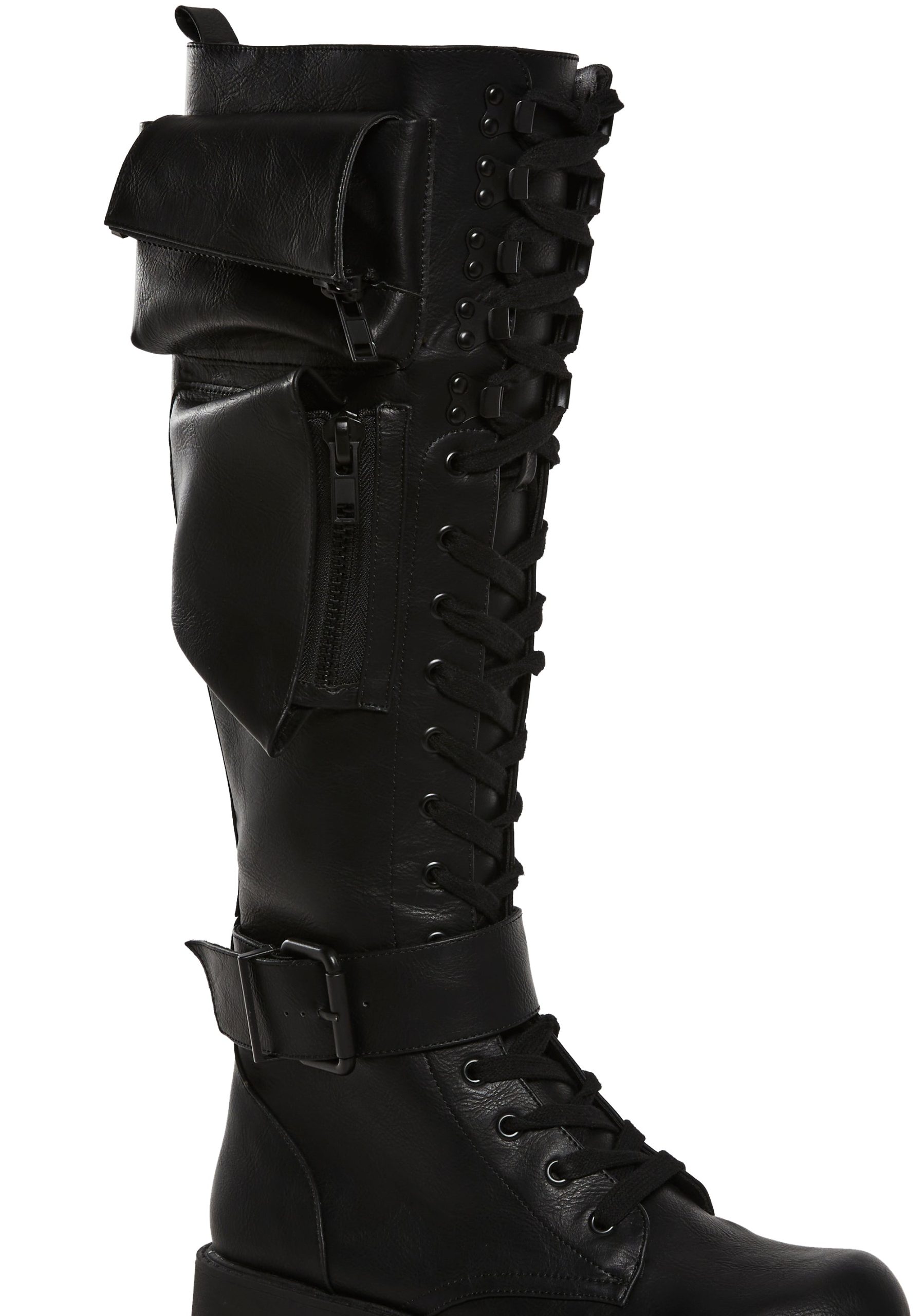 Obsidian Pocket Combat Boots - Image 2