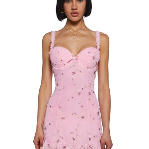I'm Baby Mini Slip Dress - Light Pink