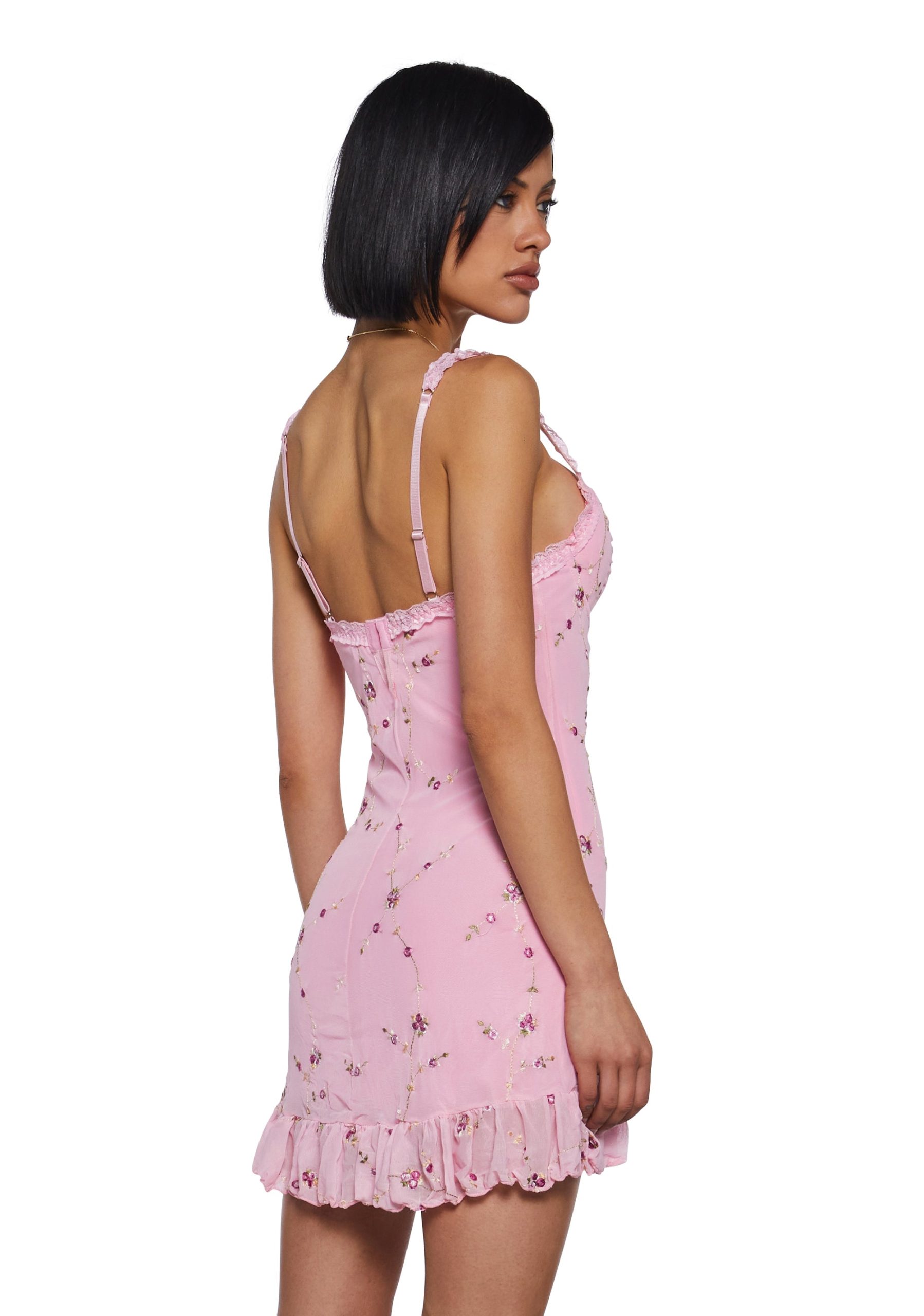 I'm Baby Mini Slip Dress - Light Pink - Image 4