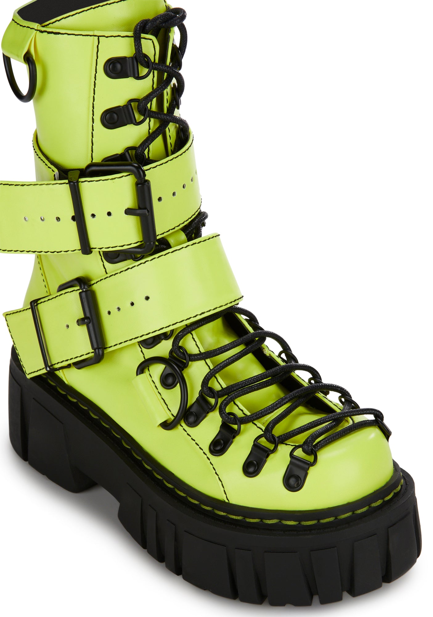 Low Traitor Boots - Neon Yellow - Image 2