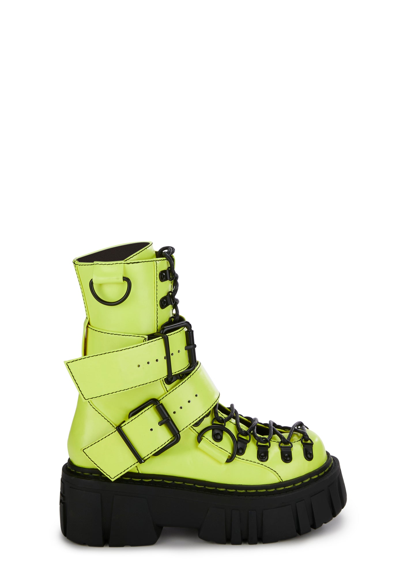 Low Traitor Boots - Neon Yellow