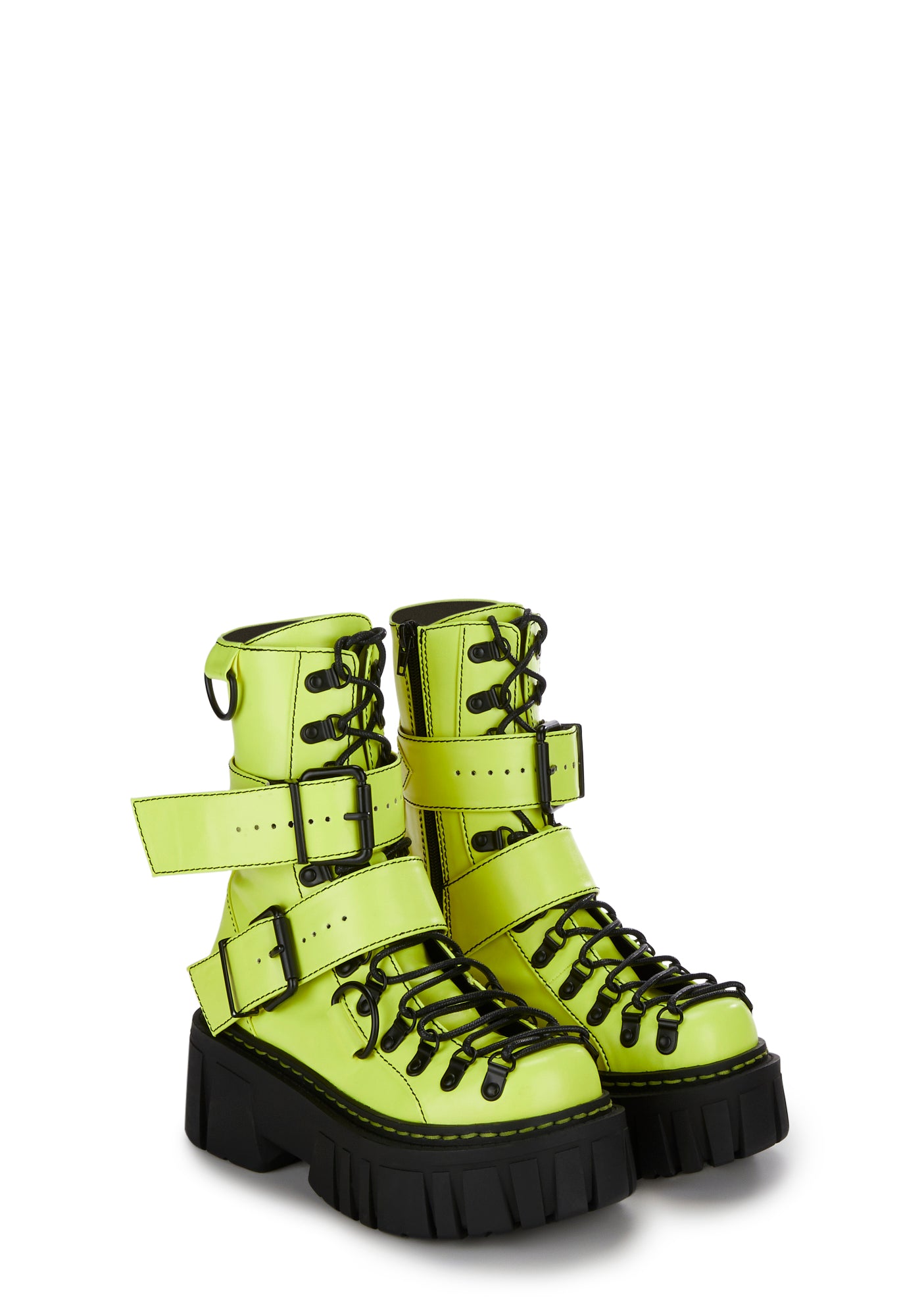 Low Traitor Boots - Neon Yellow - Image 3